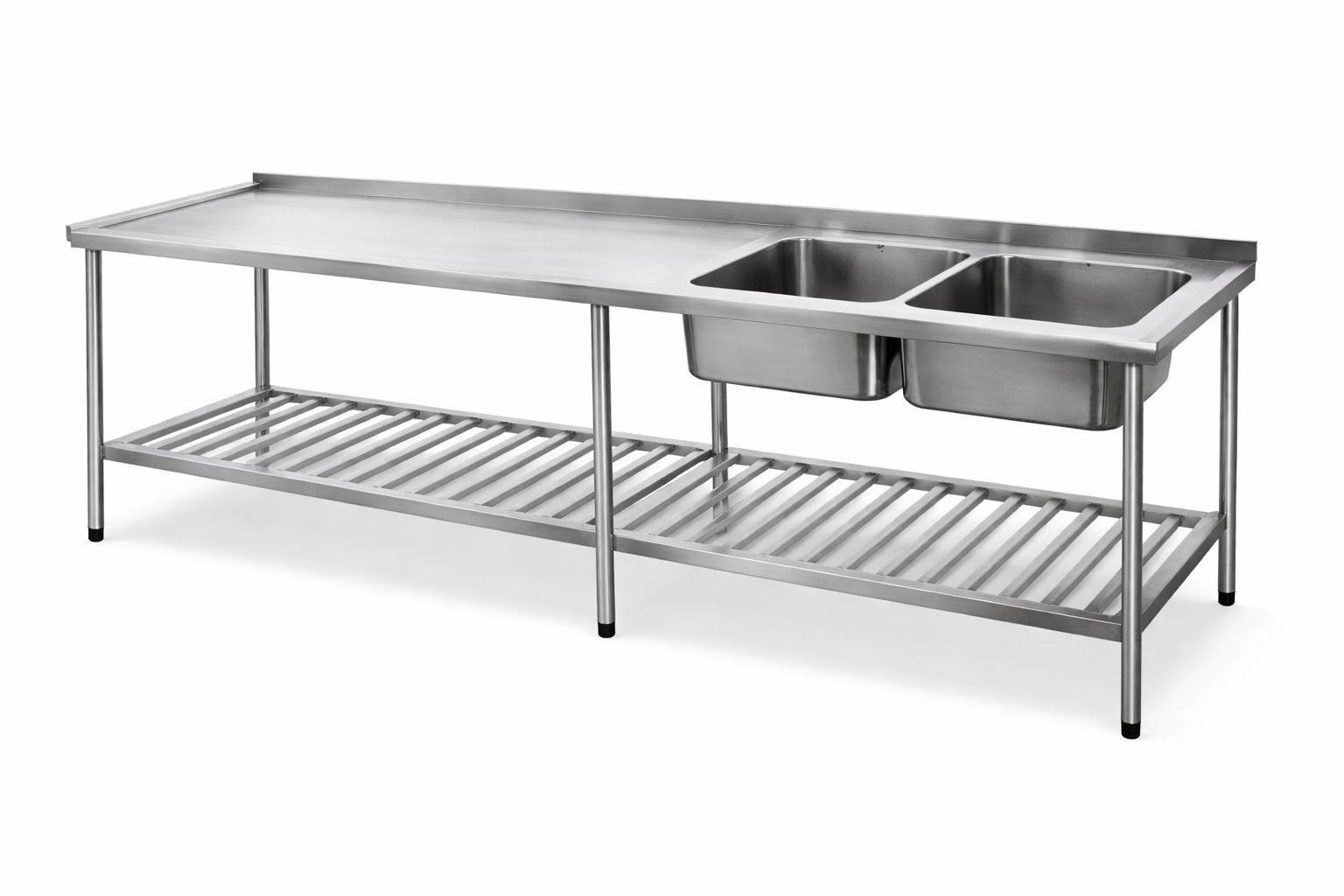 Pia Inox Dupla Profissional